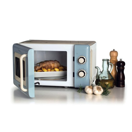 Ariete Vintage Line 3960/05 Bleu Micro-onde simple Comptoir 20 L 800 W Ariete Vintage Line 3960/05 Bleu Micro-onde simple Comptoir 20 L 800 W