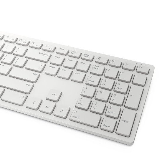 DELL KM5221W-WH clavier Souris incluse RF sans fil QZERTY US International Blanc