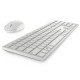 DELL KM5221W-WH clavier Souris incluse RF sans fil QZERTY US International Blanc