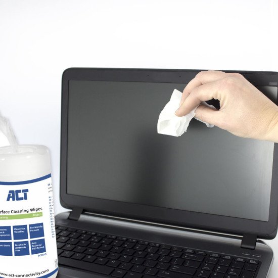 ACT AC9515 kit de nettoyage pour ordinateur LCD/LED/Plasma, Mobile/smartphone, Tablette PC Lingettes de nettoyage d'équipement électronique