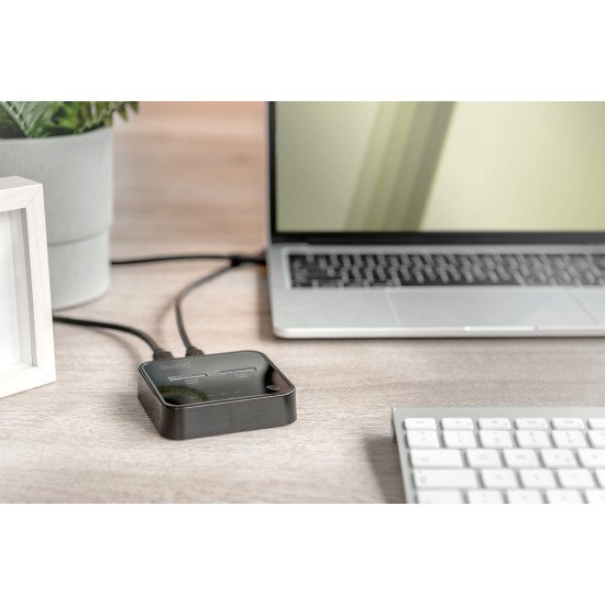 Digitus Station d'accueil dual M.2 pour SSD NVMe avec fonction de clonage hors ligne, USB-C™