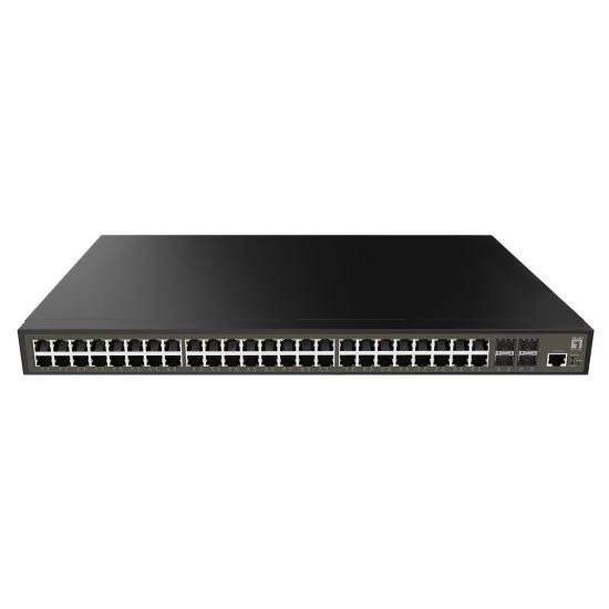 LevelOne GEL-5271 commutateur réseau Géré L2+ Gigabit Ethernet (10/100/1000) 1U Noir LevelOne GEL-5271 commutateur réseau Géré L2+ Gigabit Ethernet (10/100/1000) 1U Noir