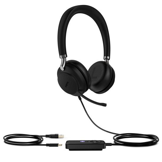 Yealink UH38 Dual Teams Casque Avec fil &sans fil Arceau Bureau/Centre d'appels Bluetooth Noir Yealink UH38 Dual Teams Casque Avec fil &sans fil Arceau Bureau/Centre d'appels Bluetooth Noir