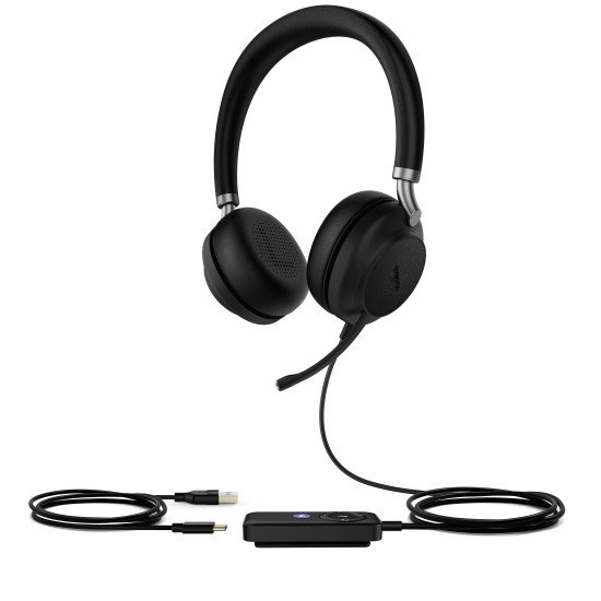 Yealink UH38 Dual Teams Casque Avec fil &sans fil Arceau Bureau/Centre d'appels Bluetooth Noir Yealink UH38 Dual Teams Casque Avec fil &sans fil Arceau Bureau/Centre d'appels Bluetooth Noir