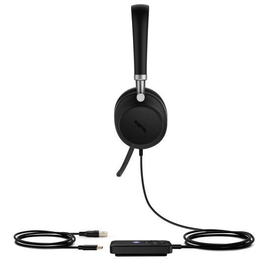 Yealink UH38 Dual Teams Casque Avec fil &sans fil Arceau Bureau/Centre d'appels Bluetooth Noir Yealink UH38 Dual Teams Casque Avec fil &sans fil Arceau Bureau/Centre d'appels Bluetooth Noir