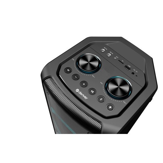 Denver BPS-352 haut-parleur portable et de fête Enceinte portable stéréo Noir 300 W Denver BPS-352 haut-parleur portable et de fête Enceinte portable stéréo Noir 300 W