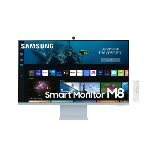 Samsung S32BM80BUU 81,3 cm (32") 3840 x 2160 pixels 4K Ultra HD Bleu, Blanc