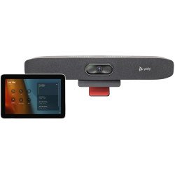 POLY Kit Studio Small Room pour Microsoft Teams : Barre de visioconférence Studio R30 USB avec GC8 (ABB) POLY Kit Studio Small Room pour Microsoft Teams : Barre de visioconférence Studio R30 USB avec GC8 (ABB)