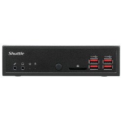Shuttle XPC slim Barebone DH32U5, Intel i5-1135G7, 4x HDMI 2.0b 2x LAN, 2x COM, incl. VESA , fonctionnement permanent 24/7