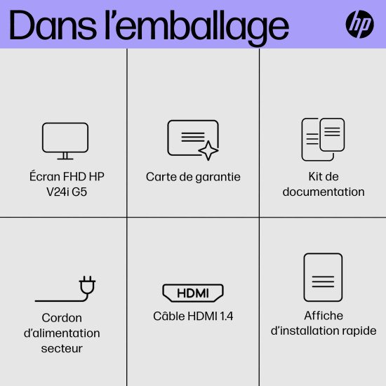 HP V24i G5 FHD Monitor HP V24i G5 FHD Monitor