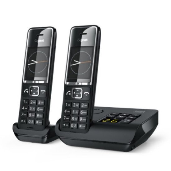 Gigaset COMFORT 550A Téléphone analog/dect Identification de l'appelant Noir