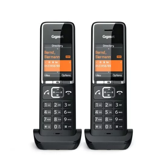 Gigaset COMFORT 550HX Téléphone analog/dect Identification de l'appelant Noir Gigaset COMFORT 550HX Téléphone analog/dect Identification de l'appelant Noir