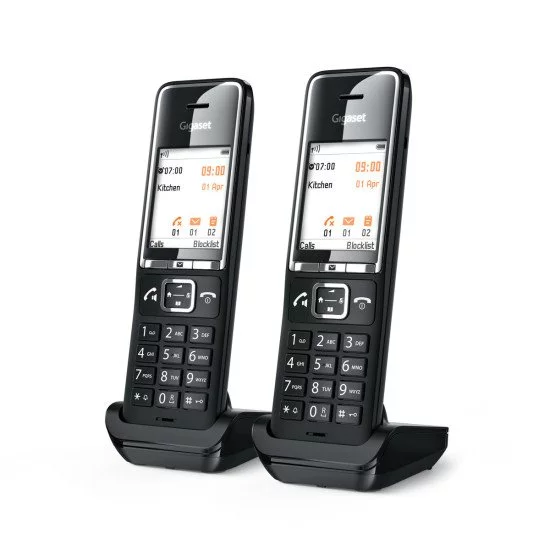 Gigaset COMFORT 550HX Téléphone analog/dect Identification de l'appelant Noir Gigaset COMFORT 550HX Téléphone analog/dect Identification de l'appelant Noir