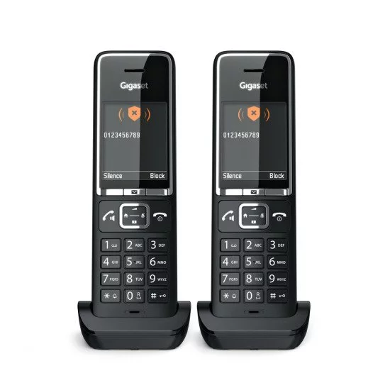 Gigaset COMFORT 550HX Téléphone analog/dect Identification de l'appelant Noir Gigaset COMFORT 550HX Téléphone analog/dect Identification de l'appelant Noir