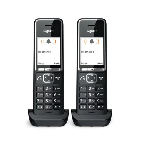 Gigaset COMFORT 550HX Téléphone analog/dect Identification de l'appelant Noir Gigaset COMFORT 550HX Téléphone analog/dect Identification de l'appelant Noir