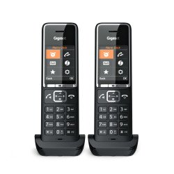 Gigaset COMFORT 550HX Téléphone analog/dect Identification de l'appelant Noir Gigaset COMFORT 550HX Téléphone analog/dect Identification de l'appelant Noir