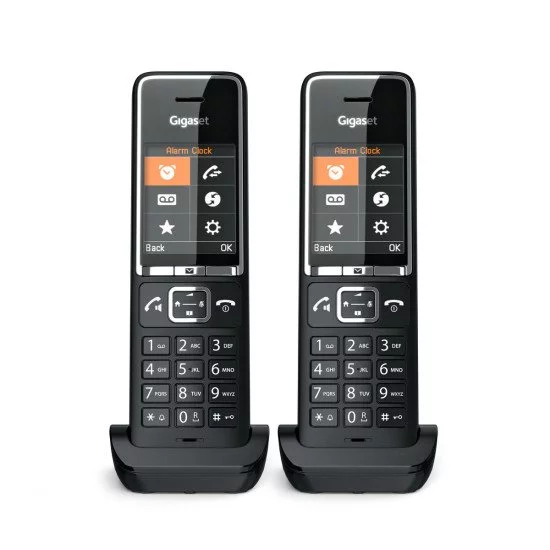 Gigaset COMFORT 550HX Téléphone analog/dect Identification de l'appelant Noir Gigaset COMFORT 550HX Téléphone analog/dect Identification de l'appelant Noir