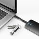 Vonmählen High Six USB C Noir, Acier inoxydable