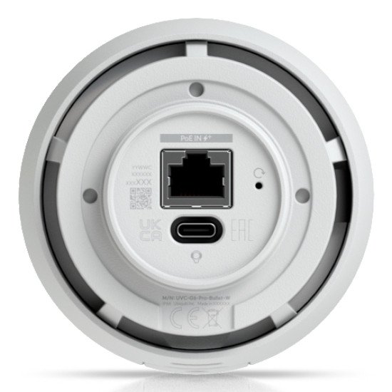 Ubiquiti G6 Pro Bullet Balle (forme) Caméra de sécurité IP Intérieure et extérieure 3840 x 2160 pixels Plafond/Mur/Poteau