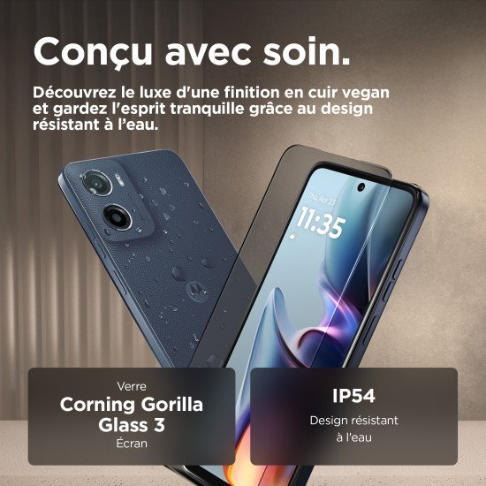 Motorola moto g05 16,9 cm (6.67") Double SIM Android 15 4G USB Type-C 4 Go 128 Go 5200 mAh Bleu Motorola moto g05 16,9 cm (6.67") Double SIM Android 15 4G USB Type-C 4 Go 128 Go 5200 mAh Bleu