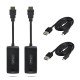 StarTech.com Extendeur HDMI Sans Fil pour Salles de Réunion et Espaces de Travail Collaboratifs, 4K 60Hz, Portée de 20m, Alimentation par USB, Kit Transmetteur et Récepteur Plug-and-Play
