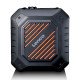 Lenco ODR-160GY Radio portable Analogique et numérique Noir, Orange