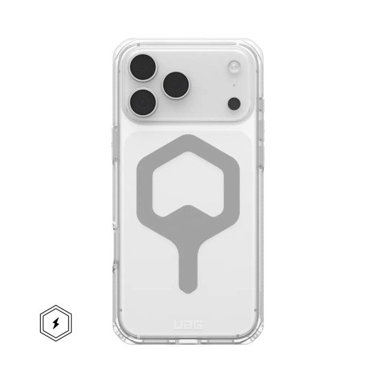 Urban Armor Gear Plyo coque de protection pour téléphones portables 17,5 cm (6.9") Housse Argent, Transparent