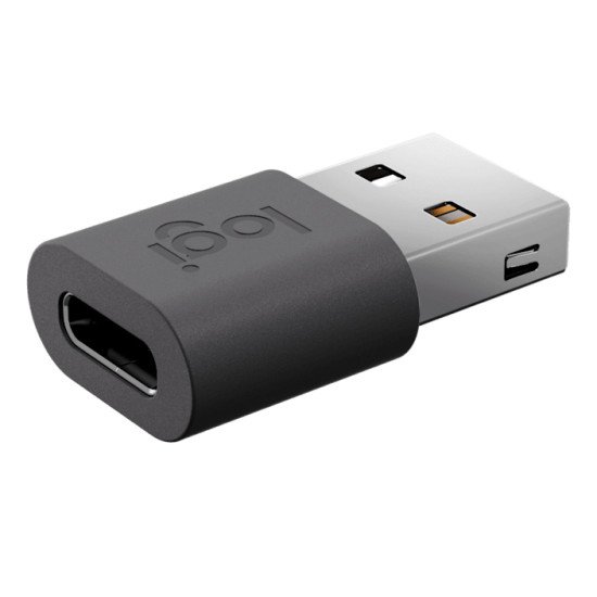 Logitech 956-000169 changeur de genre de câble USB-C USB-A Graphite