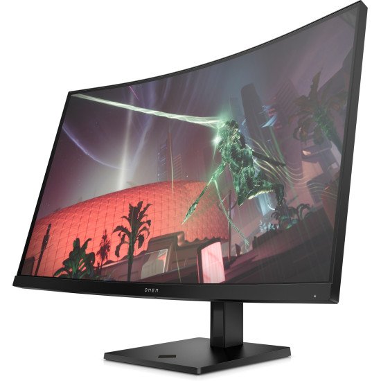 HP OMEN by HP OMEN by 31.5 inch QHD 165Hz Curved Gaming Monitor - OMEN 32c écran PC 80 cm (31.5") 2560 x 1440 pixels Quad HD Noir