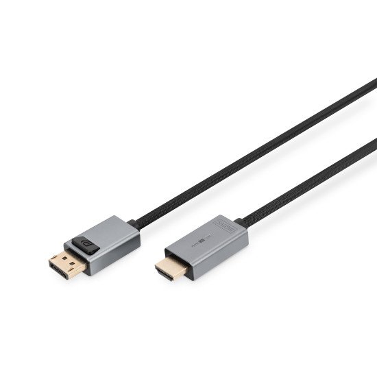 Digitus Câble adaptateur DisplayPort 4K, DP – HDMI type A