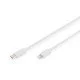 Digitus Câble de données/charge Lightning vers USB-C, certifié MFI Digitus Câble de données/charge Lightning vers USB-C, certifié MFI