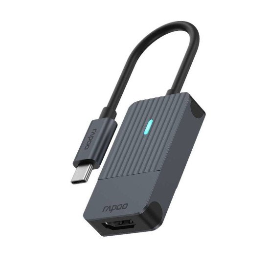 Rapoo UCA-1004 0,15 m USB Type-C HDMI Noir