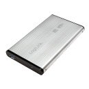 LogiLink UA0106A Boîtier de disques de stockage 2.5" Argent Alimenté par port USB LogiLink UA0106A Boîtier de disques de stockage 2.5" Argent Alimenté par port USB