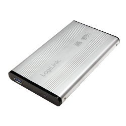 LogiLink UA0106A Boîtier de disques de stockage 2.5" Argent Alimenté par port USB LogiLink UA0106A Boîtier de disques de stockage 2.5" Argent Alimenté par port USB