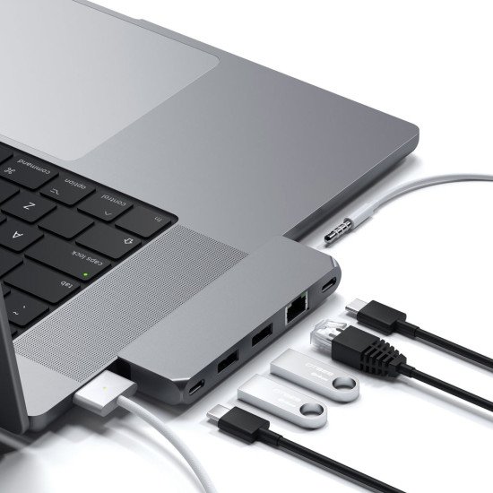 Satechi Pro Hub Mini Avec fil USB 3.2 Gen 1 (3.1 Gen 1) Type-C Gris Satechi Pro Hub Mini Avec fil USB 3.2 Gen 1 (3.1 Gen 1) Type-C Gris