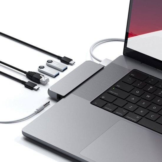 Satechi Pro Hub Mini Avec fil USB 3.2 Gen 1 (3.1 Gen 1) Type-C Gris Satechi Pro Hub Mini Avec fil USB 3.2 Gen 1 (3.1 Gen 1) Type-C Gris