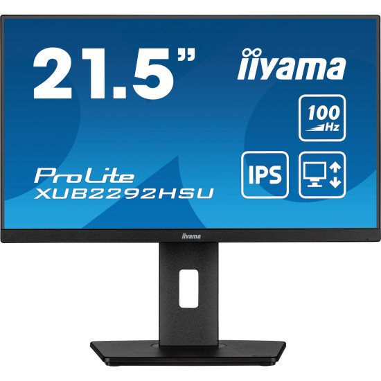 iiyama ProLite XUB2292HSU-B6 écran PC 55,9 cm (22") 1920 x 1080 pixels Full HD LED Noir