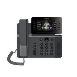 Fanvil V65 téléphone fixe Noir 20 lignes LCD Wifi