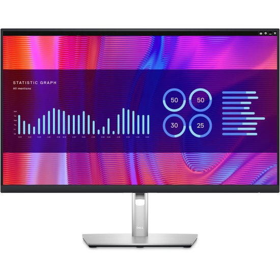 DELL P Series P2723DE 68,6 cm (27") 2560 x 1440 pixels Quad HD LCD Noir, Argent