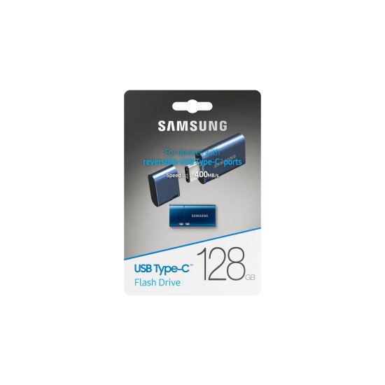 Samsung MUF-128DA lecteur USB flash 128 Go USB Type-C 3.2 Gen 1 (3.1 Gen 1) Bleu