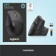 Logitech Lift souris Droitier RF sans fil + Bluetooth Optique 4000 DPI