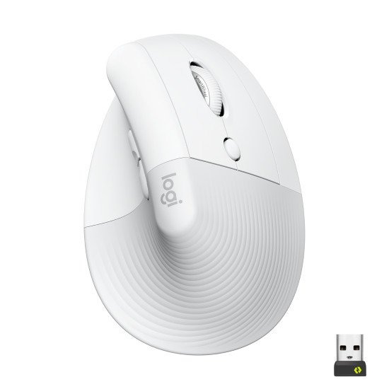 Logitech Lift souris Droitier RF sans fil + Bluetooth Optique 4000 DPI