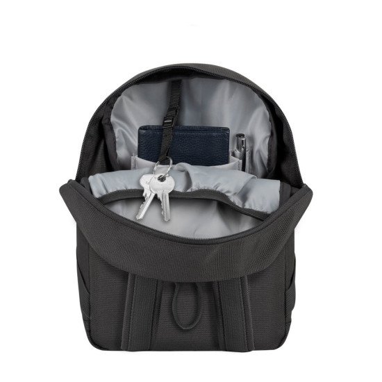 Rivacase Aviva sacoche d'ordinateurs portables 26,7 cm (10.5") Sac à dos Gris