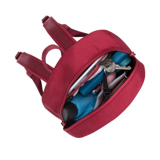 Rivacase Aviva sacoche d'ordinateurs portables 26,7 cm (10.5") Sac à dos Rouge