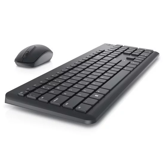 DELL KM3322W clavier Souris incluse RF sans fil QWERTY Noir DELL KM3322W clavier Souris incluse RF sans fil QWERTY Noir