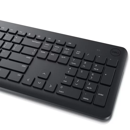 DELL KM3322W clavier Souris incluse RF sans fil QWERTY Noir DELL KM3322W clavier Souris incluse RF sans fil QWERTY Noir
