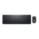 DELL KM3322W clavier Souris incluse Bureau RF sans fil AZERTY Belge Noir