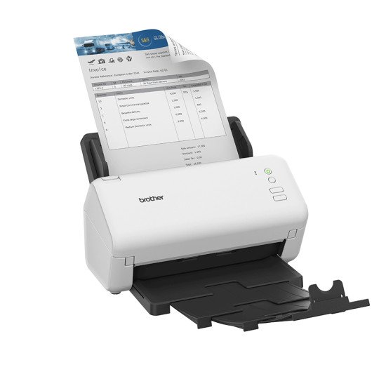 Brother ADS-4100 Scanner ADF 600 x 600 DPI A4 Noir, Blanc