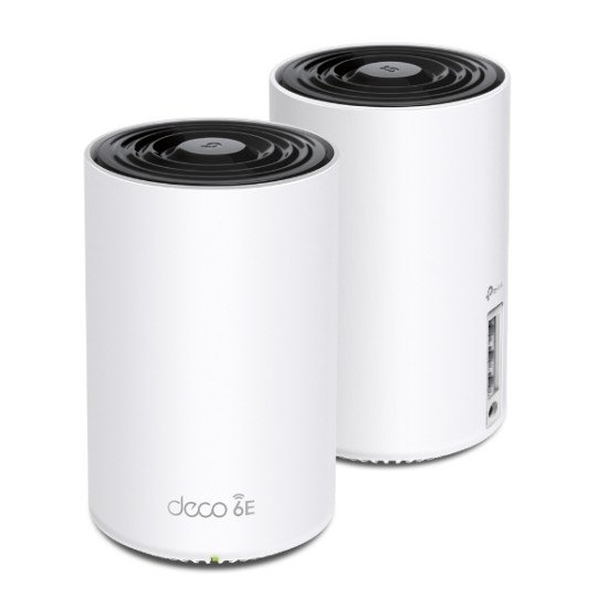 TP-Link Deco XE75 (2-pack) Tri-bande (2,4 GHz / 5 GHz / 6 GHz) Wi-Fi 6E (802.11ax) Blanc 3 Interne