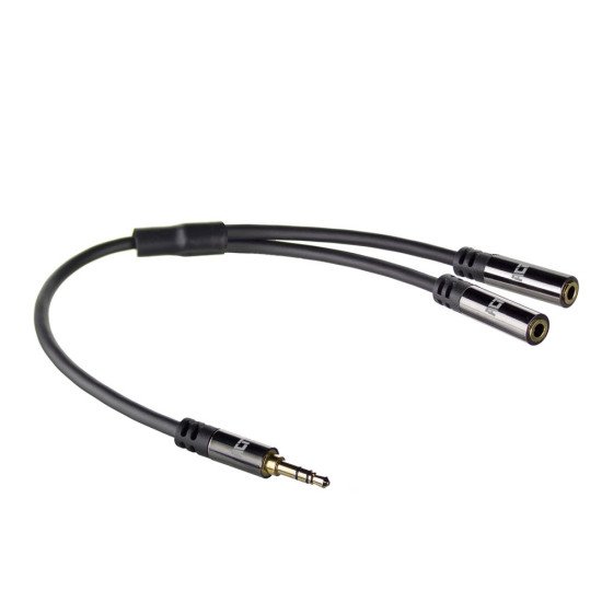 ACT AC3620 câble audio 0,15 m 3,5mm 2 x 3.5mm Noir